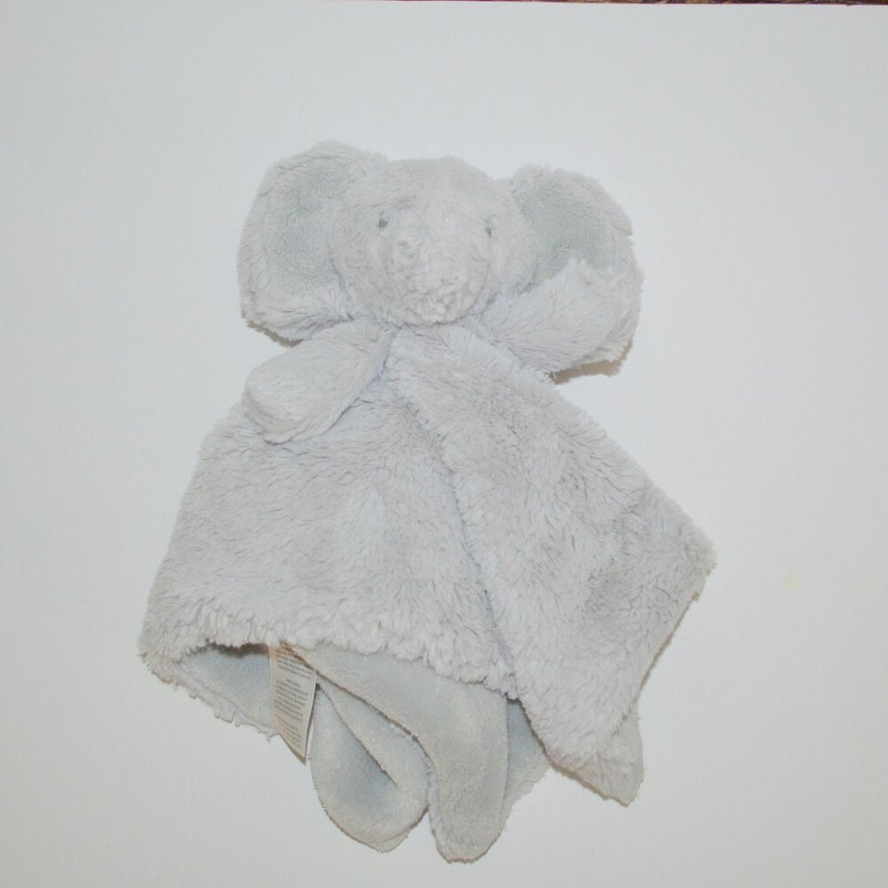KOALA BABY Gray Elephant Lovey Rattle Plush Toys R Us Geoffroy 2014 Sewn Eyes